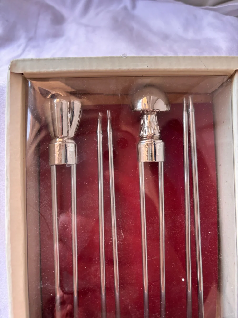 The outdoor living Vegetable Skewers box of 4